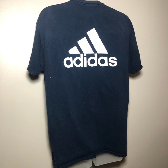 navy blue adidas shirt